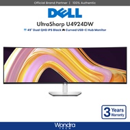 Dell UltraSharp U4924DW | 49" Dual QHD | IPS Black | Curved | USB-C Hub Monitor