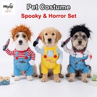 Spooky & Horror Pet Costume - Deadly Doll, Giant Spider, Vampire & Skeleton