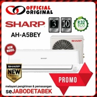 ac sharp ah-a5ucy 1/2pk + pasang instalasi r32 ac sharp 05pk