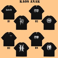 Boys' t-shirt aged 1-12 years original HATRED ALIVE kidswear cotton combed 30s