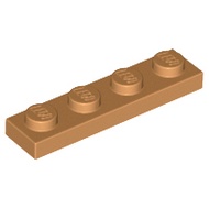 Lego 3710 Plate 1 x 4 medium nougat