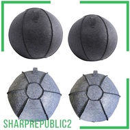 [Sharprepublic2] Yoga Ball Cover, Exercise Ball Cover, Breathable Foldable Pilates Ball Cover, Seat Balls Cover for Fitness Ball, Home Gym
