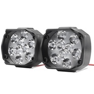 2Pcs Ebike 9 LED Light Electric Bike Headlight Waterproof for Electric Bicycle Motorcycles Front Light