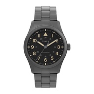 Timex TW2V41700 Outdoor Solar นาฬิกาข้อมือผู้ชาย หน้าปัดสีดำ
