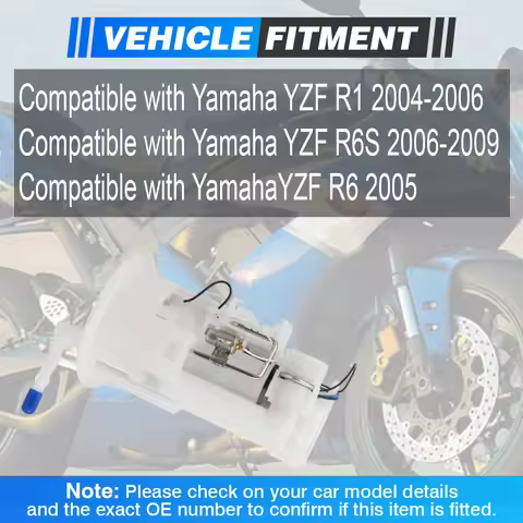 For Yamaha YZF R1 2004-2006 R6S 2006-2009 YamahaYZF R6 2005 Fuel Pump Module Assembly 5PW-13907-01-0