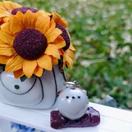 超可愛的迷你鶯鳥手機吊飾。