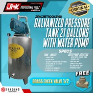 EXTREME Galvanized Pressure tank Water Tank 21gallons with Water Pump High Quality With FREEBIES