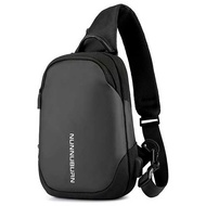 Nunnuburn Oxford Sling Bag Sling Bag With USB Charger Port-817