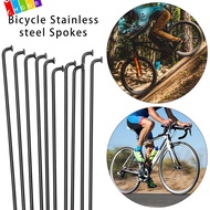 CHAAKIG 10pcs Bicycle Spokes Replacement Stainless Steel With Nipples Bicycles Spokes Wires