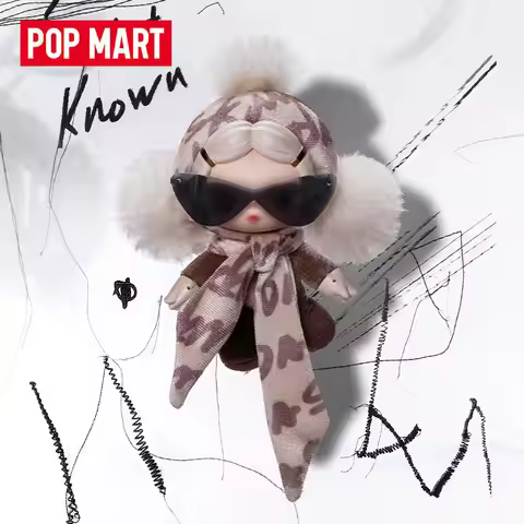 Genuine POP MAR Θ SKULLPANDA Off Mode Series Vinyl Plush Blind Box Pendant Ornament Collection Cute 