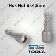 MATA Magnetic Hex Nut 8 x 42 mm Magnetic Socket Wrench for Light Steel Roofing Bolts
