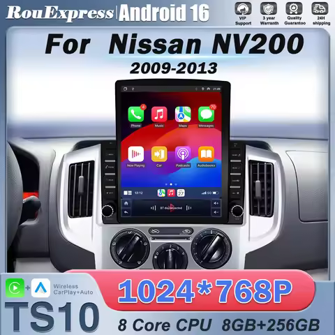 Android Carplay Car Radio For Nissan NV200 NV 200 2009-2013 Radio Samochodowe Bluetooth carplay Navi