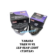 LED HEADLIGHT HEAD LAMP YAMAHA Y15ZR V1 V2 Y15 TINTED CHROME VISS NAKASONE ZHIPAT DESIGN