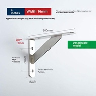 2Pcs Angle Bracket Heavy Duty For Wall Angle Bracket Stainless Steel L Type Bracket