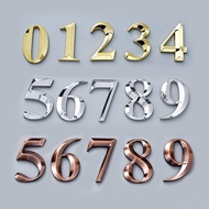 1Pc Adhesive 3D Door Sign Outdoor Email Apartment Hotel Room Address Modern Home Stereoscopic Digita