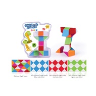 Toy - QYToys - MC9006 24-piece snake-shaped variant Rubik's cube (size 10.5x2.5x7cm)