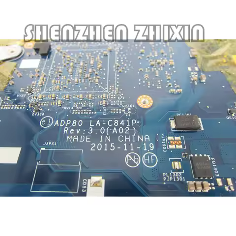 For DELL Latitude 3510 5570 E5570 Laptop motherboard I7-6820HQ CPU ADP80 LA-C841P CN-0CCC27G With gr