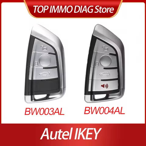 AUTEL IKEY BW003AL BW004AL Razor Type FEM CAS4 BDC New Design Universal Smart Key For KM100 IM508 IM