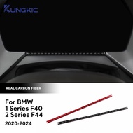 KUNGKIC Soft Carbon Fiber For BMW F40 F44 Car Speedometer Decorative Strip Sticker Interior Accessor