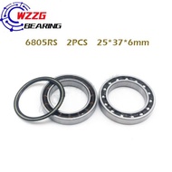 WZZG  4PCS  MR 25376 6805-RD SC6805N RS 7149783 Bicycle Middle Bearing BB51 25 * 37 * 6mm