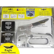 Orex Heavy Duty 3-way Staple & Nail Gun (Gun Tacker)