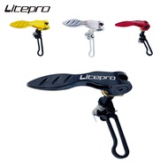 Litepro Aluminum Alloy Bicycle Clip Leaf Shape Brompton Seatpost Clamp For Brompton Bicycle