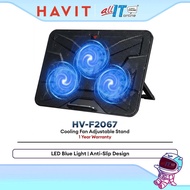Havit HV-F2067 Laptop Cooling Pad  17" 3 Cooling Fan Adjustable Stand
