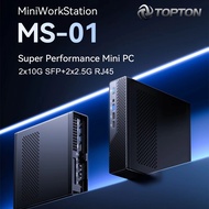 MS-01 Mini Workstation Intel i9-13900H 2x10G SFP+ 2x2.5G LAN 2xDDR5 3xNVMe Thunderbolt4 PCIe x16 Gam