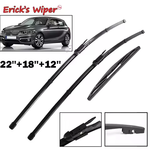 Erick's Wiper LHD Front & Rear Wiper Blades Set For BMW 1 Series F20 F21 2011 - 2019 Windshield Wind
