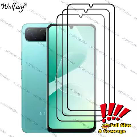 Full Cover Screen Protector For Infinix Hot 60i 5G Tempered Glass Infinix Hot 60i 5G Phone Glass For