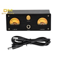 DIYMORE Xz-U6Pro VU Meter + Headphone Amp Combo DC 5V Desktop Headphone Amplifier Linear Headphone A