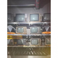 Object TV Birthday Old Retro Old-fashioned Black White Elderly Movie TV Plastic Props TV Nostalgic B