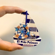 Bohol Island, Aini Island 3D Colorful Sailboat Refrigerator Magnet Creative Home Decor Travel Souven