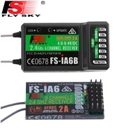 FlySky Original 24 GHz 6CH RC AFHDS FS IA6IA6B Receiver 2.4G 6 Channel FLY SKY Plastic for DIY FPV R