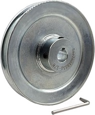 Saelno AB550-5/8 Single Groove Web Sheaves, v Belt Pulley 5.5" OD 5/8" bore,Motor Pulley Carbon Stee