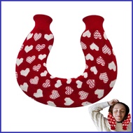 Hot Water Bottle Bag 1.2L Portable Cute Neck Warmer PVC Hot Water Flexible U Shaped Hot Water Bottle myashosg myashosg