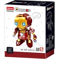 Superhero Assembly Toy Set - Iron Man - 187Pcs