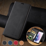 Casing For Samsung S23 S24 Ultra S22 S21 FE 5G S20 S9 Plus S10e S10 Lite Flip Cover PU Leather Luxur