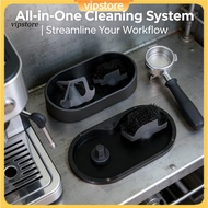 (VIP)  Espresso Portafilter Cleaner Clean Espresso Portafilter Electric Automatic Stainless Steel Po