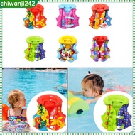 [chiwanji242] Kids Inflatable Swim Vest Kid Life Jacket for Water Sports Surfing Kayaking