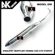 Muffler Exhaust For HONDA C50 C70 Standard