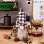 GLENES Gnome Plush Doll, Rudolf Elf Stuffed Doll, Gift Christmas Ornament Long-Beard Faceless Doll X