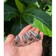 L slim bolt m10 / bolt 14 / thread 14 probolt slim stainless made in nganjuk length 2cm to 4cm coars