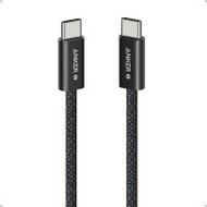 Anker A8060H11 Zolo 240W USB-C - USB-C 充電線(0.9m) - 黑色 | 支援240W極速充電 | 5.8 mm細小連接頭 | 香港行貨