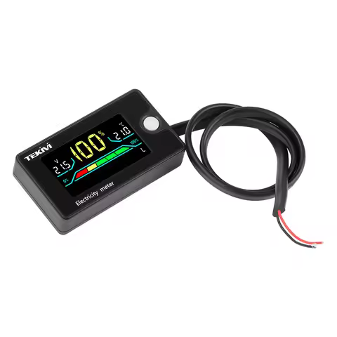 DC 12V 24V 36V 48V 72V Battery Capacity Voltage Meter Battery Capacity Gauge Indicator Battery Indic