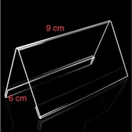 Name acrylicTAG size 6x9cm name display/ signage name acrylic stand