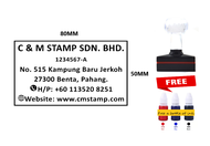 Rubber Stamp/Company Stamp chop/ self-inking stamp /customized name stamp/ Flash Stamp / Pre-inked S