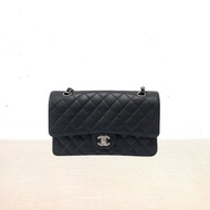 Chanel classic flap 25cm ( Black / Phw )