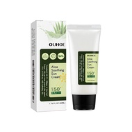OUHOE Aloe Vera Protection Cream Moisturizing Refreshing Isolation Protection UV Cream