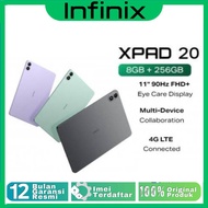 TABLET INFINIX XPAD 20 4G 8/256 GB Ram Upto 16GB Chipset Gaming Helio G88 100% BARU ORIGINAL GARANSI